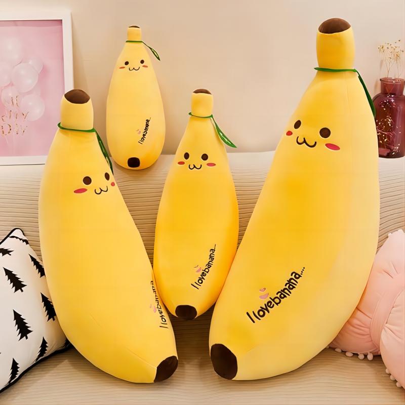 Pluszowa poduszka bananowa